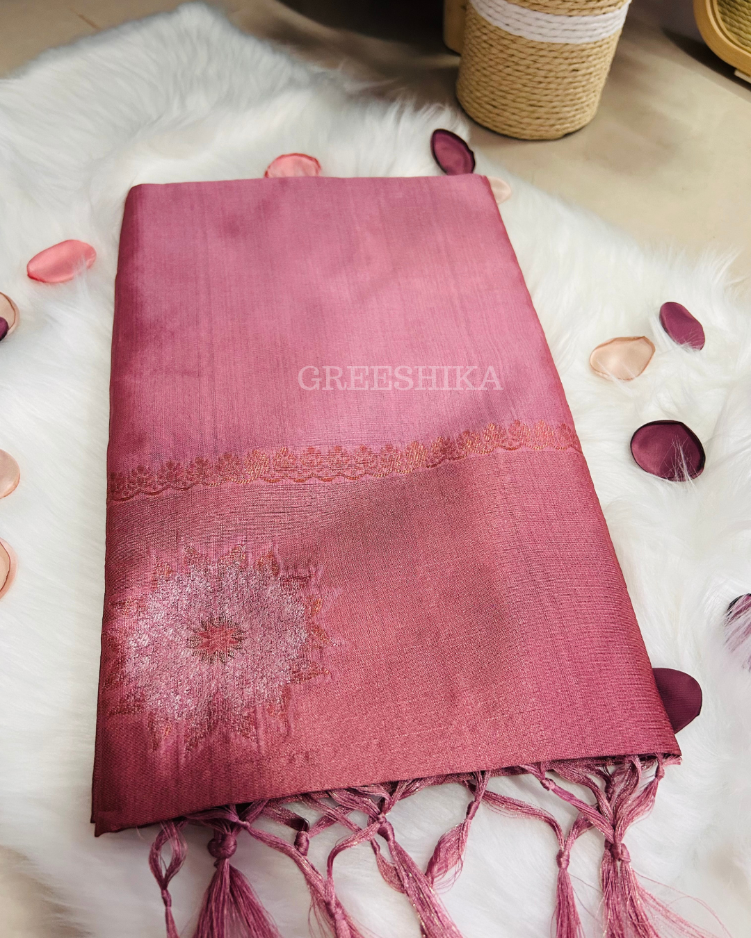 BANARASI SOFT SILK ONION PINK - SLP122