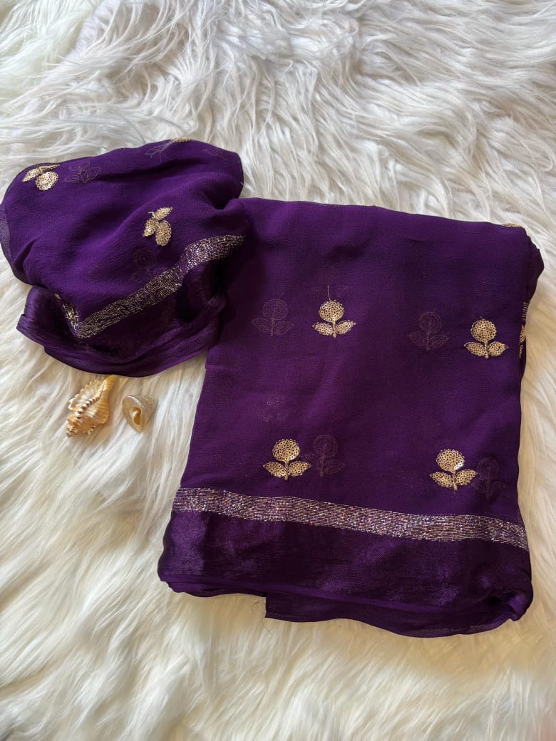 VISCOSE JUTE SAREE