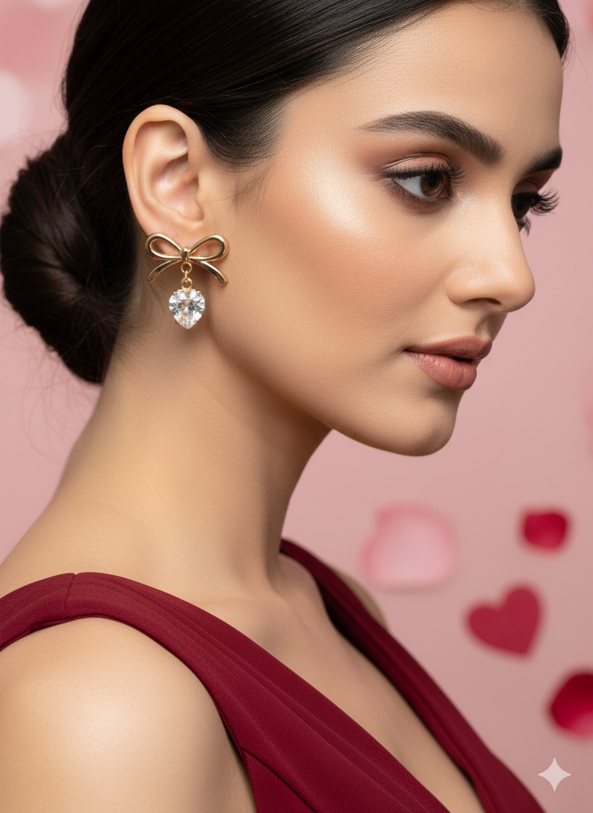 Love stone earrings