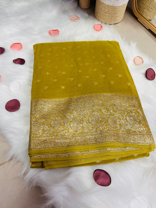 Tissue Viscose saree