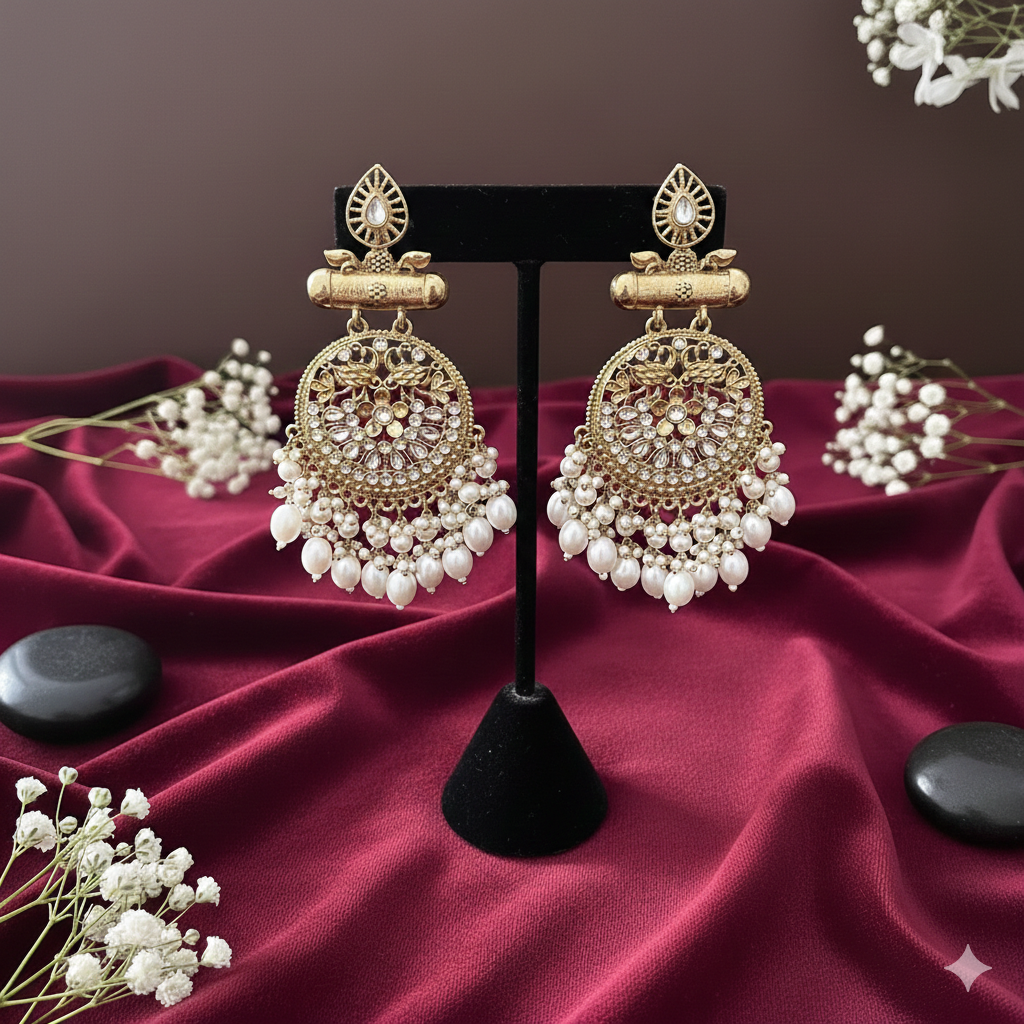 Kundan Chaandbali -K101