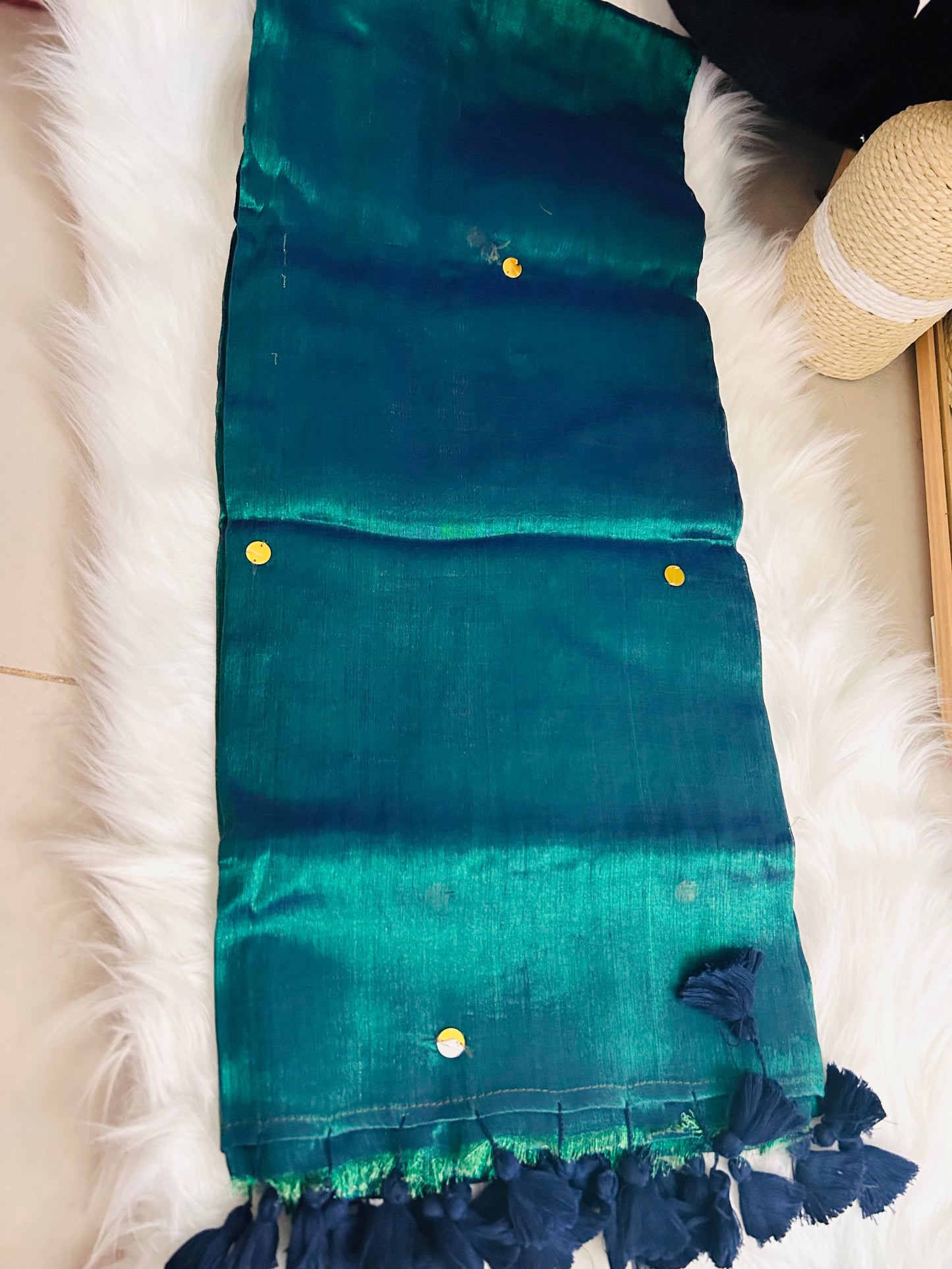 Raga Tissue - Peacock Shade