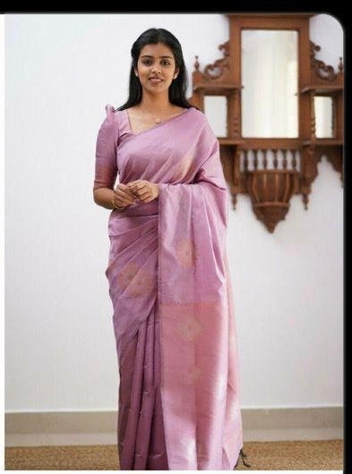 BANARASI SOFT SILK ONION PINK - SLP122