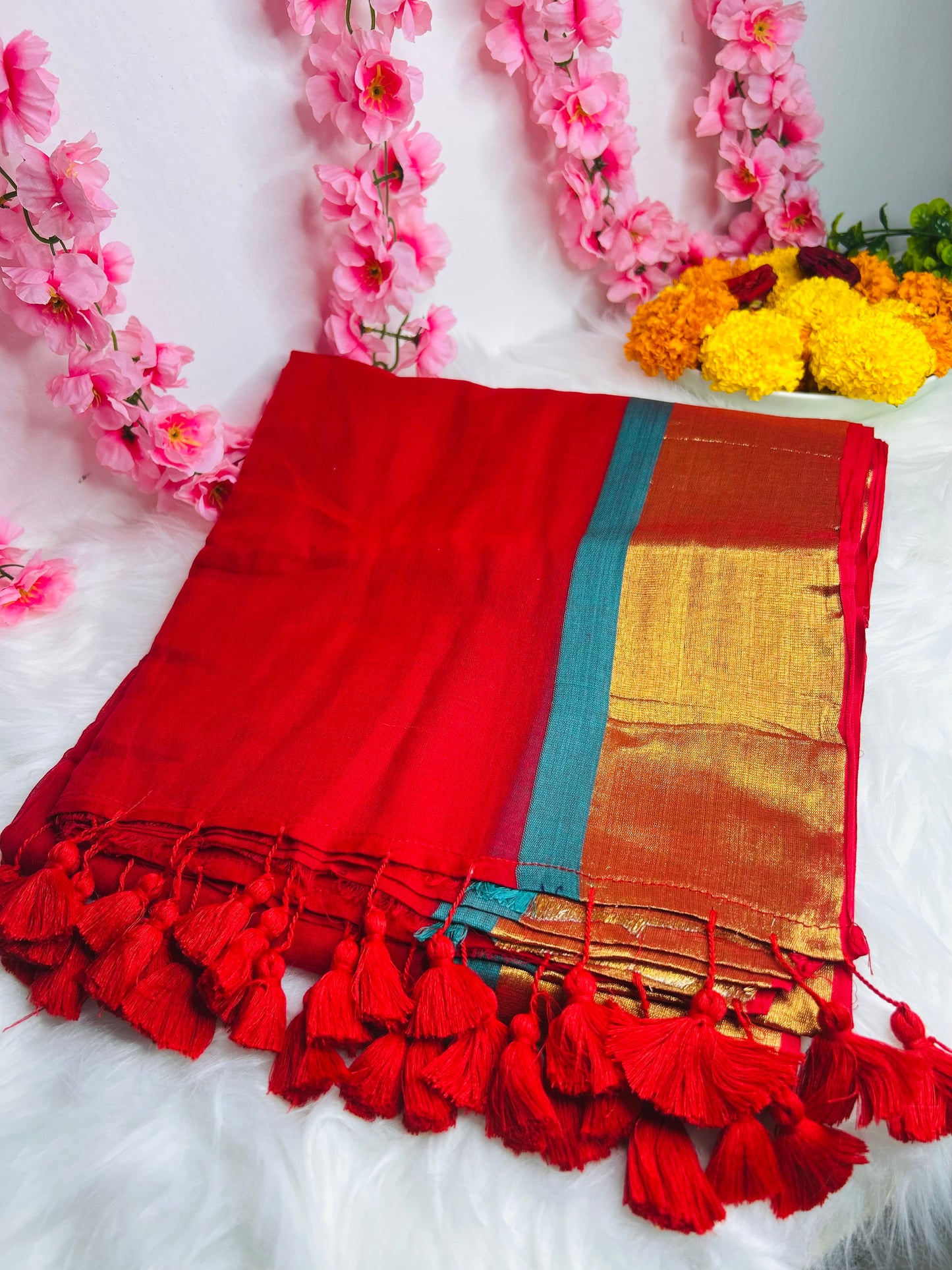 MULCOTTON-shubha red