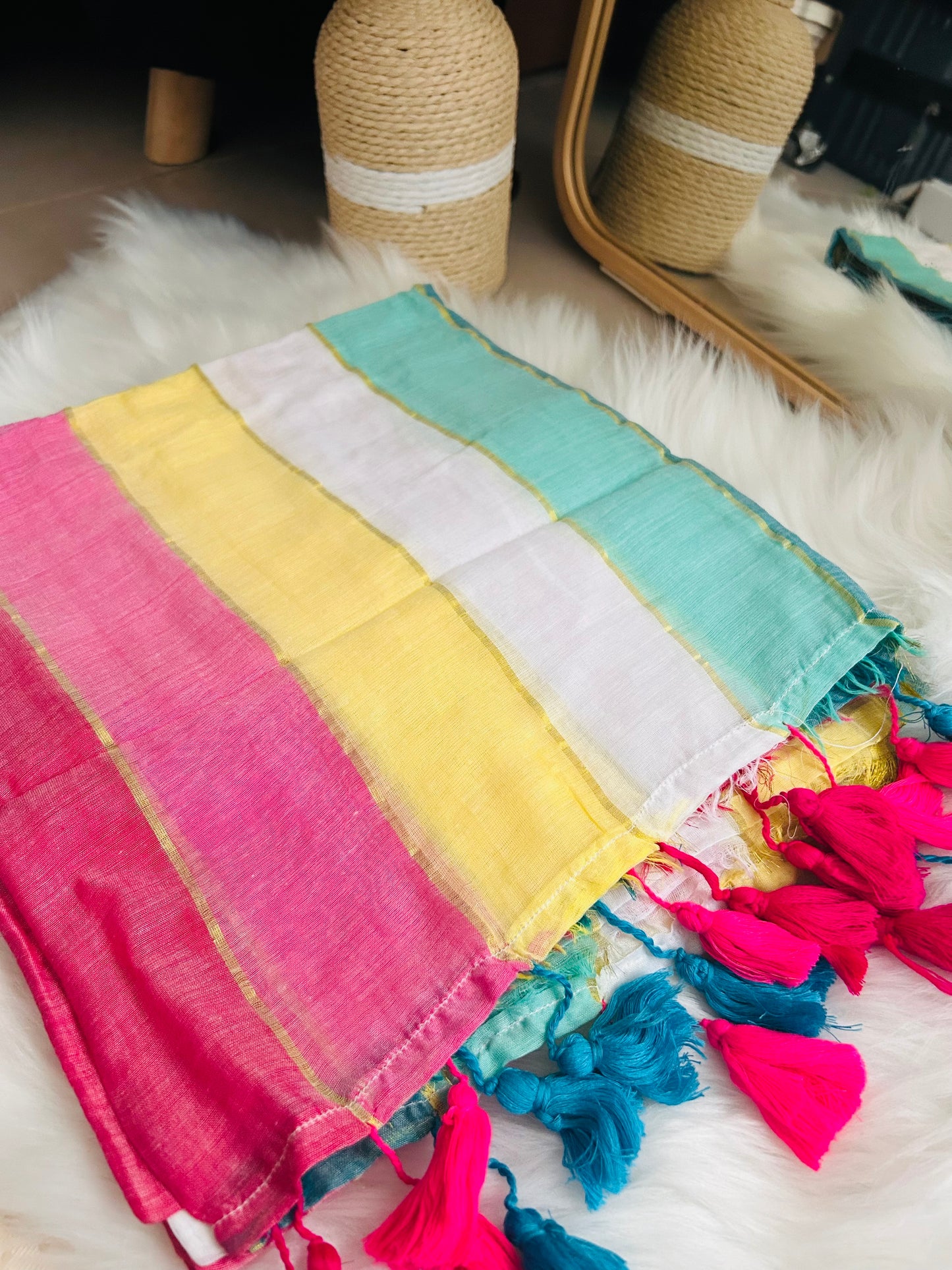 Rainbow Saree