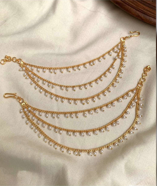 3 LAYER GOLD WITH WHITE PEARL MATTI