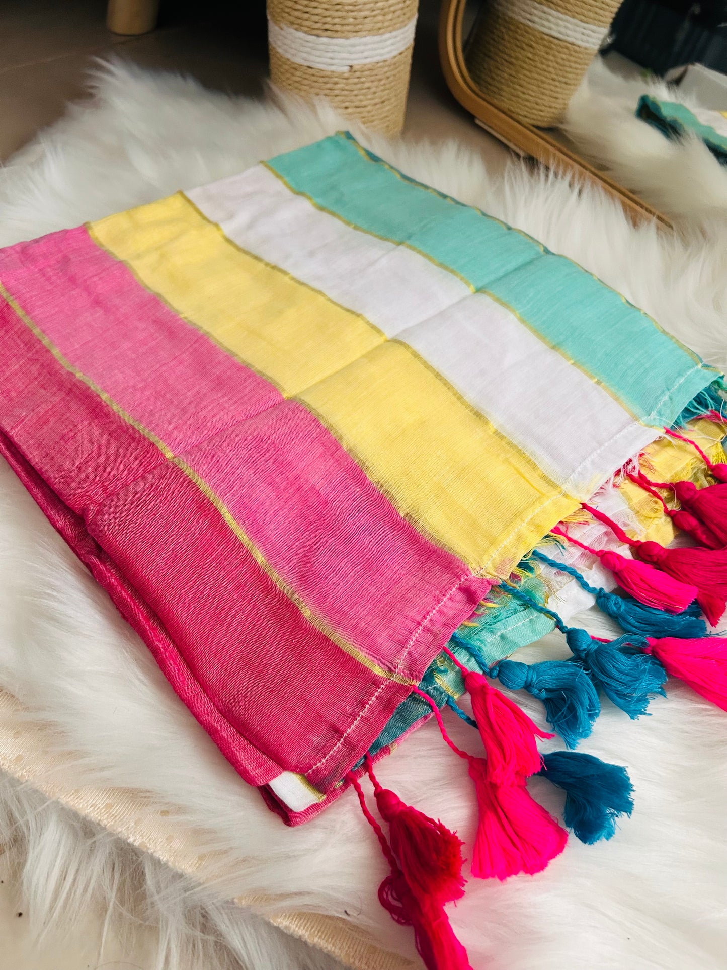 Rainbow Saree