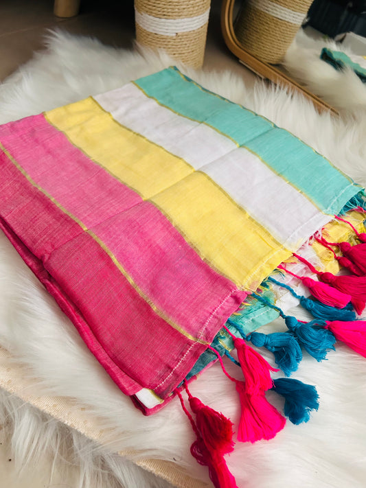 Rainbow Saree