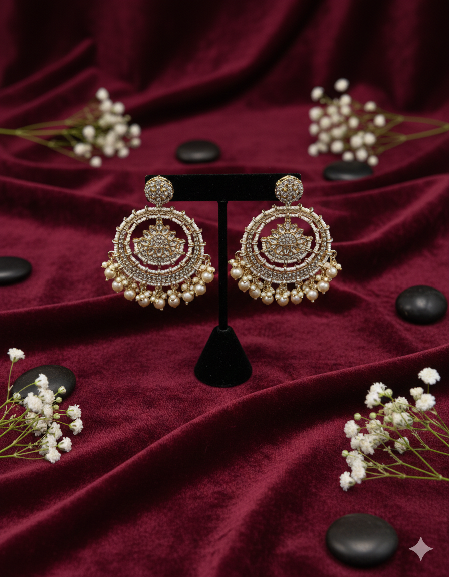 Kundan Chaandbali -K102
