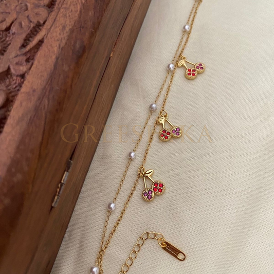 Cherry Charm Bracelet