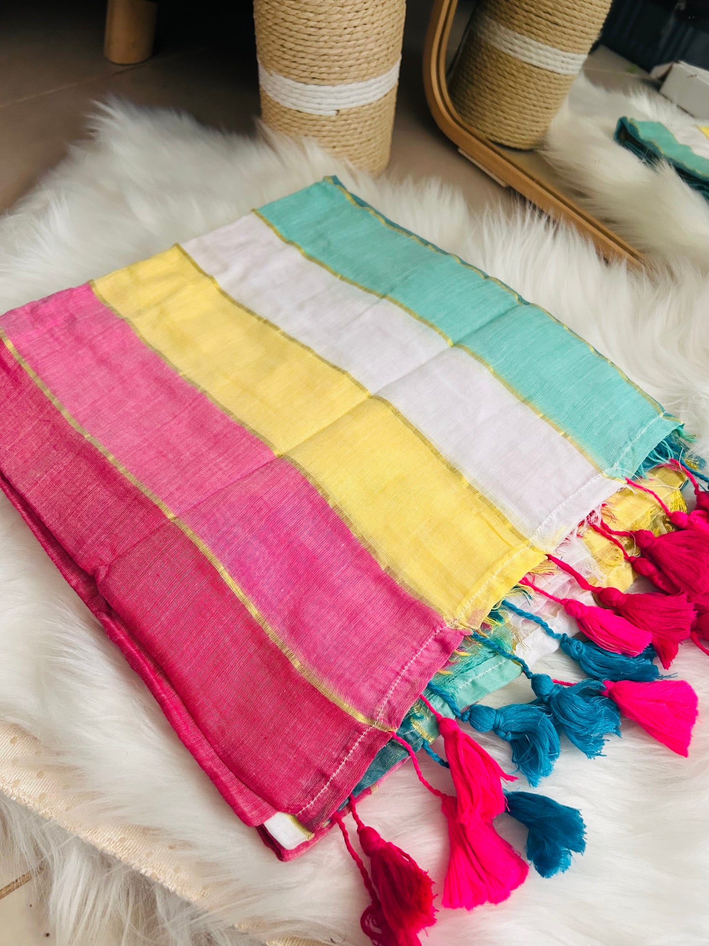 Rainbow Saree