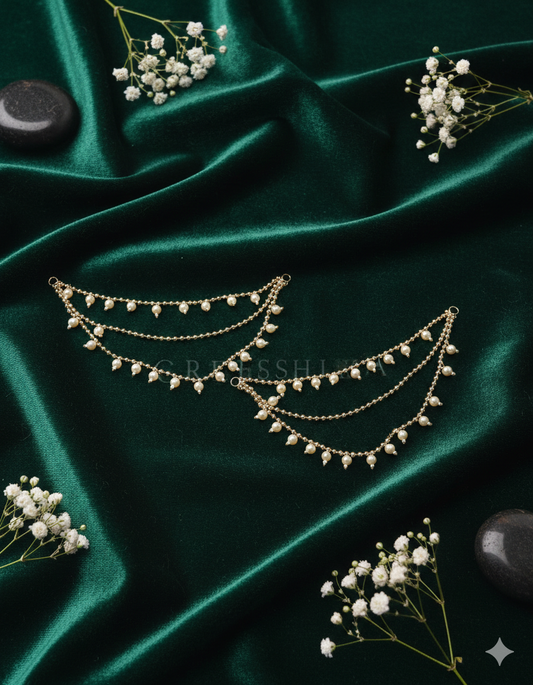 Semi Gold white pearl Matti - M101