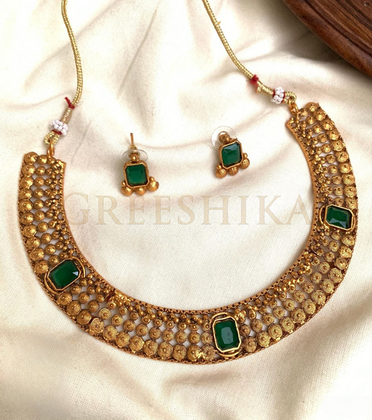 Chakara Pearl Bead Choker