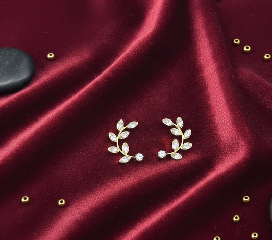 Silver Leaf Earrings