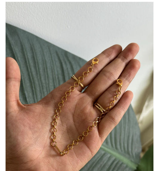 Hook Reusable Gold Chain for Neckwear