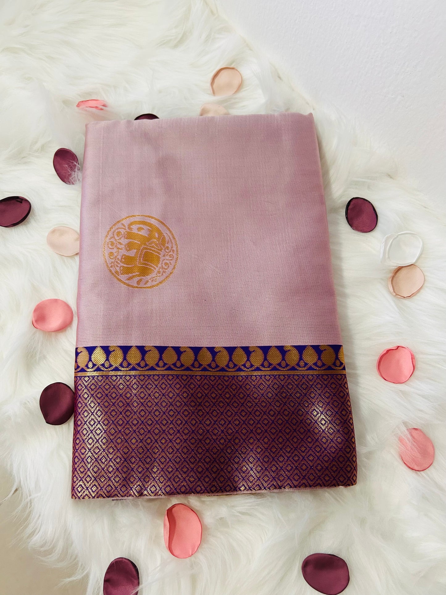 Banarasi SOFT SILK VIOLET- SLV142