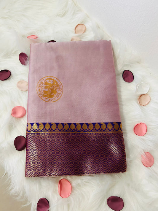 Banarasi SOFT SILK VIOLET- SLV142