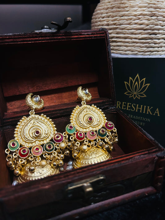 Brass Jhumkies - B101